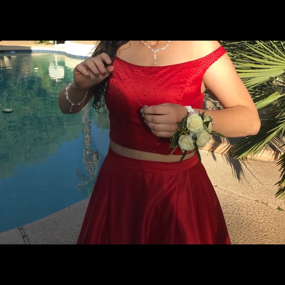 Red Prom Dress - Picture 3 of 7